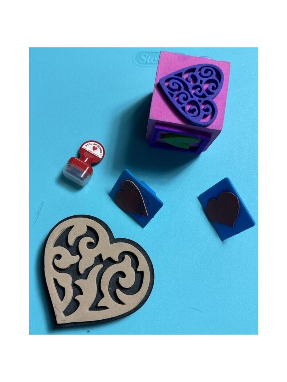CRAFT STAMPS Collections Lot of 5 All Hearts
